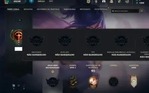 Conta Unranked com 27 Champs e 13 Skins