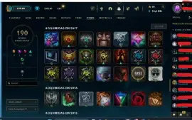 Conta League of Legends + valorant + wild