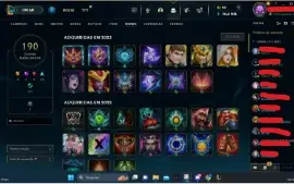 Conta League of Legends + valorant + wild