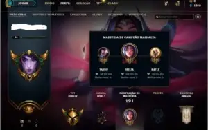 CONTA NO LOL, GOLD 4 E GOLD 3 ULTIMA SEASON,MMR ALTO