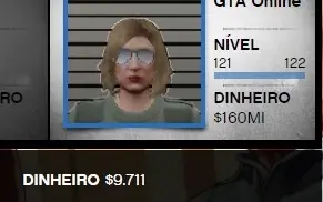 CONTA UPADA GTA V EPIC GAMES COM +160MILHÕES LVL 121