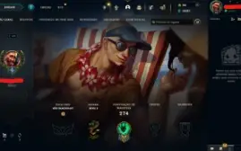 Conta League of Legends Full Acesso - 122 Champs e 72 Skins
