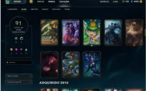 Conta de Leagues Of Legends  Mestre