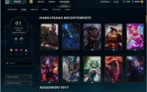 Conta de Leagues Of Legends  Mestre