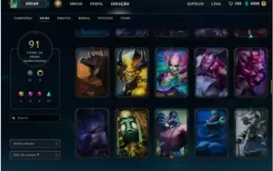 Conta de Leagues Of Legends  Mestre