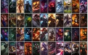 Conta bronze 4 com 155 Champs e 144 Skins + 6 Vitoriosas