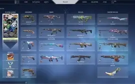 Conta Valorant CHEIA de skins Platina 2 ato passado com vp