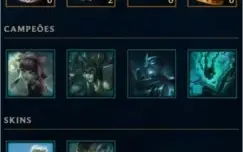Conta League Of Legends GOLD IV, com 5 SKINS