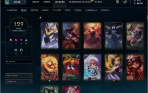 Conta Diamante 3 (Todos os Champs) 130 skins