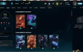 Conta de LOL INATIVA *UNRANKED* (LVL 115) 56 Skins