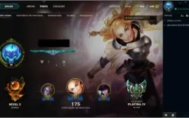 Conta Lol Platina 4