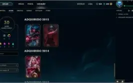 Conta Lol Platina 4