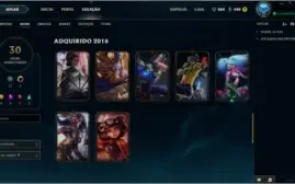 Conta Lol Platina 4