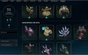 Conta Nvl154 - Platina 1 - 331 skins - All Heroes -