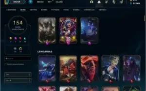 CONTA LOL D2 , LV 434, 154 SKINS, TODOS OS CHAMPS,320K DE EA
