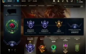 CONTA LOL D2 , LV 434, 154 SKINS, TODOS OS CHAMPS,320K DE EA