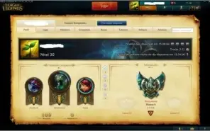 Conta Legue of Legends Platina V