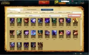 Conta Legue of Legends Platina V