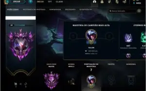 Vendo conta de LOL - ELO MESTRE