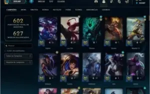 Conta d1 400 skins todos champs