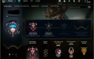 Conta d1 400 skins todos champs