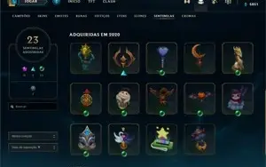 Conta Platina 1, 460 Skins