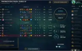 CONTA LOL LVL 31 GOLD 4 MMR ALTÍSSIMO
