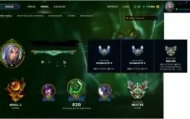 Ofertas > Conta de Lol lvl 45 + All Champ + "111K+ EA" 7Pag