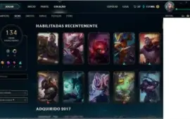 Ofertas > Conta de Lol lvl 45 + All Champ + "111K+ EA" 7Pag