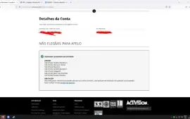 Conta cod mw3