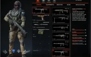 CONTA WARFACE PATENTE 61 SUBTENENTE SF