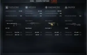 CONTA WARFACE PATENTE 61 SUBTENENTE SF