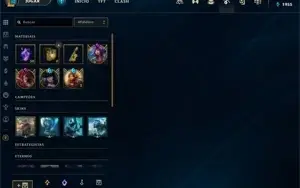 Conta lol 240 Skins (9 prest. + 3 ult.) perfeita c/ mt RP!