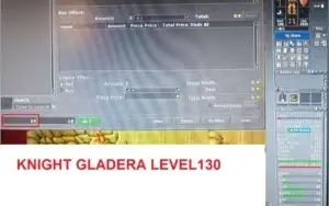 DRUID LVL 126 KNIGHT 130 PALADIN 30 COM 3KK400