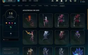 Conta League Of Legends - Season 4 - 108+ skins