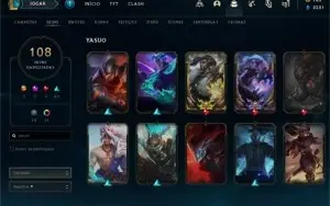 Conta League Of Legends - Season 4 - 108+ skins