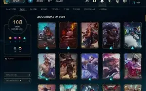 Conta League Of Legends - Season 4 - 108+ skins