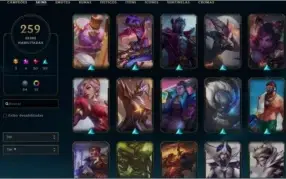 Conta de LoL (ex DIAMANTE) com 259 SKINS/ 140 campeões