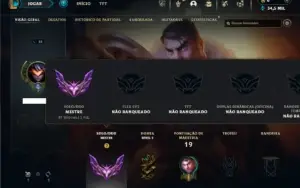 Mestre com 25 Champs e 1 Skin + 11 Fragmentos