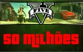 Dinheiro para GTA V para PC - 50 milhões