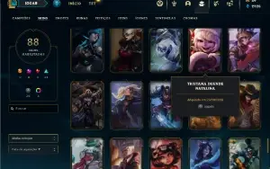 conta lol bronze 1 88 skins 60 emotes 2015 acc