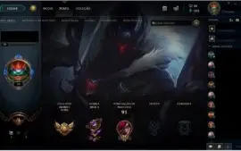Conta Lol com várias Skins Lendárias.