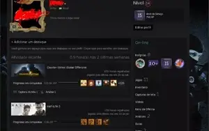 Conta csgo lvl 17 gamersclub