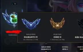 Conta Diamante Iv Solo Duo , Sem Email Verificado