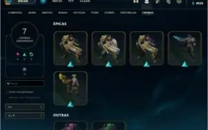 CONTA LEAGUE OF LEGENDS