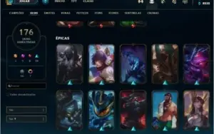 CONTA LEAGUE OF LEGENDS