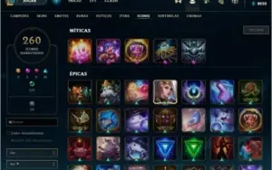 CONTA LEAGUE OF LEGENDS