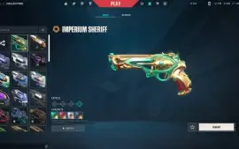 Conta Valorant platina com muitas skins
