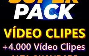 Pacote de Vídeo Clipes - Mais de 4 mil vídeo clipes em MP4