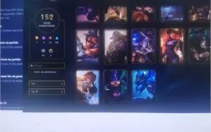 Vendo uma conta no league of legends